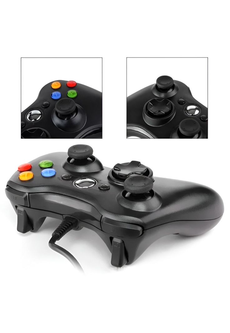 Joystick USB para XBOX 360 & PC Wired Edition X-360 Black-2