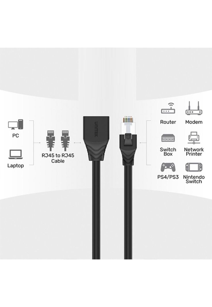 Extensor de Cable de Red CAT6 Macho a Hembra 3M 1000Mbps-2