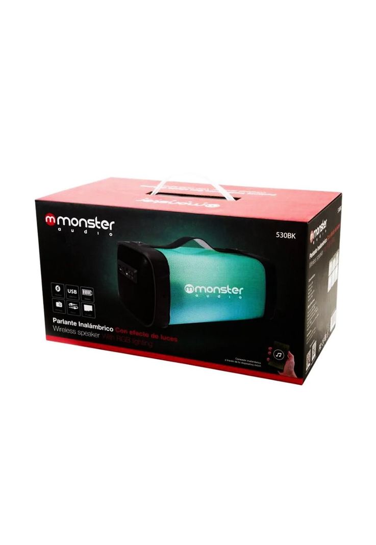 Parlante Monster Audio Mx530Bk Rgb Led-2