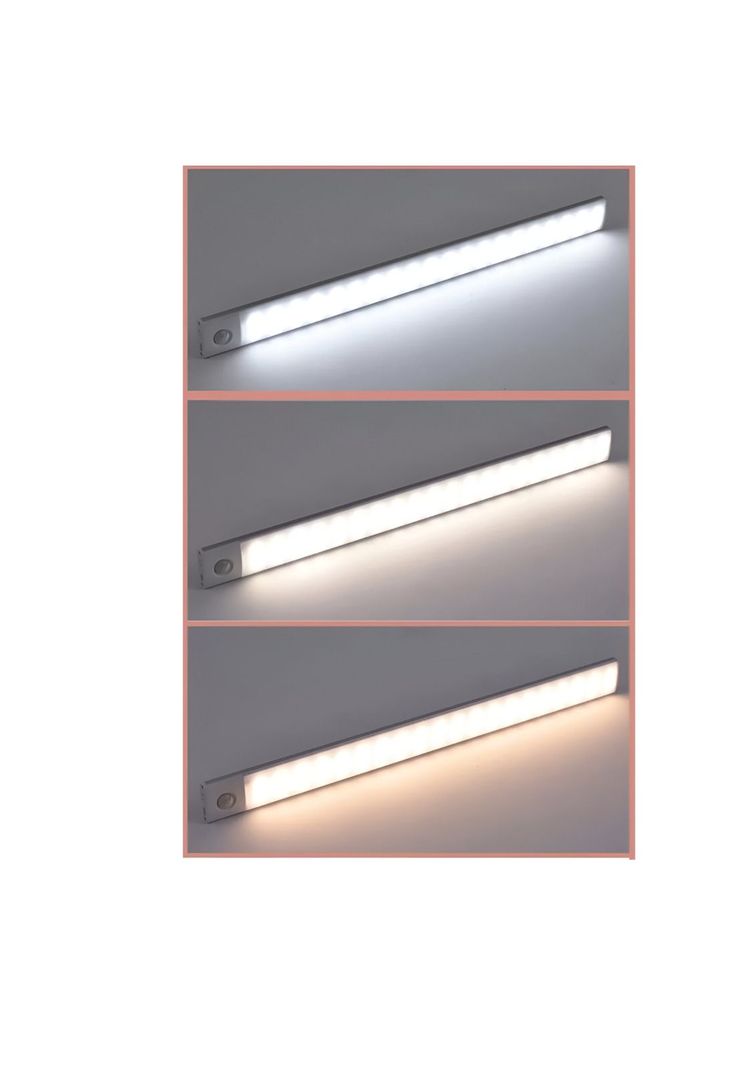 Barra LED Closet y Cocina + Sensor PIR Recargable USB-C D05-7