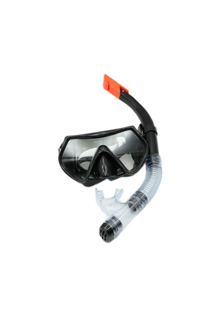Mascara de Buceo Anti Fugas de Vidrio Templado con Snorkel-4