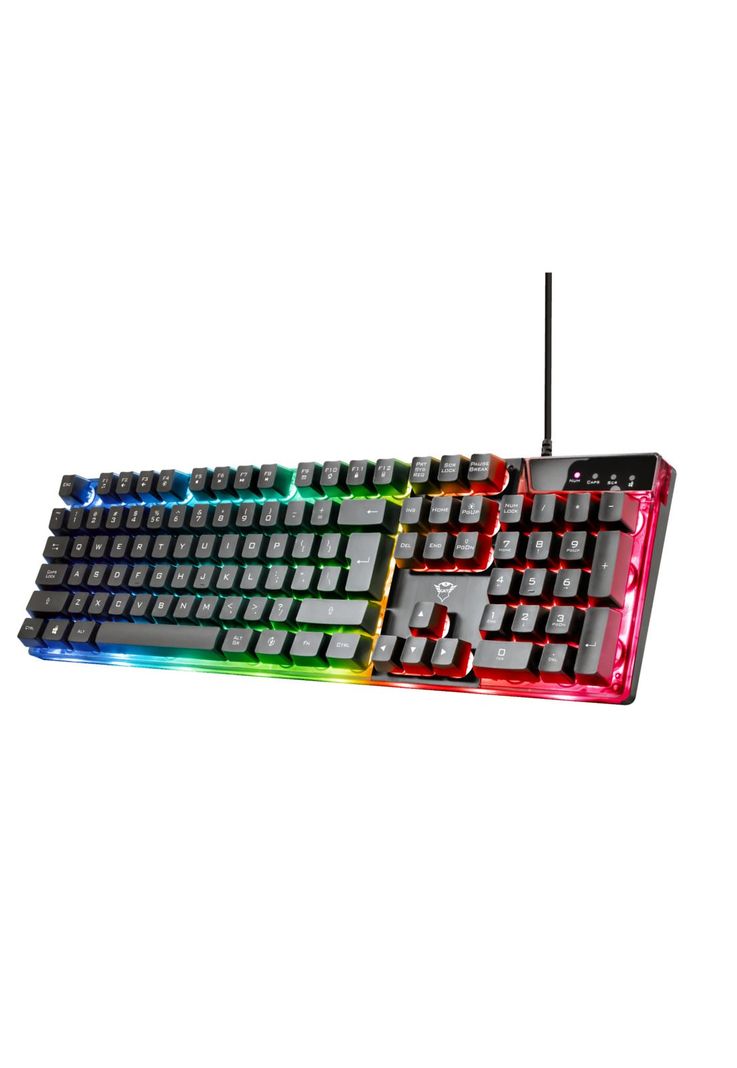 Teclado Gamer Trust Azor Gxt 835 Rgb Full Anti Ghosting-0