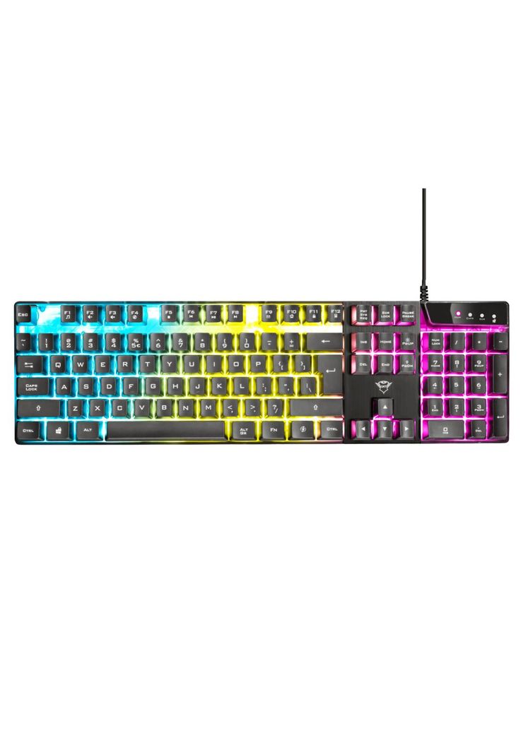 Teclado Gamer Trust Azor Gxt 835 Rgb Full Anti Ghosting-1