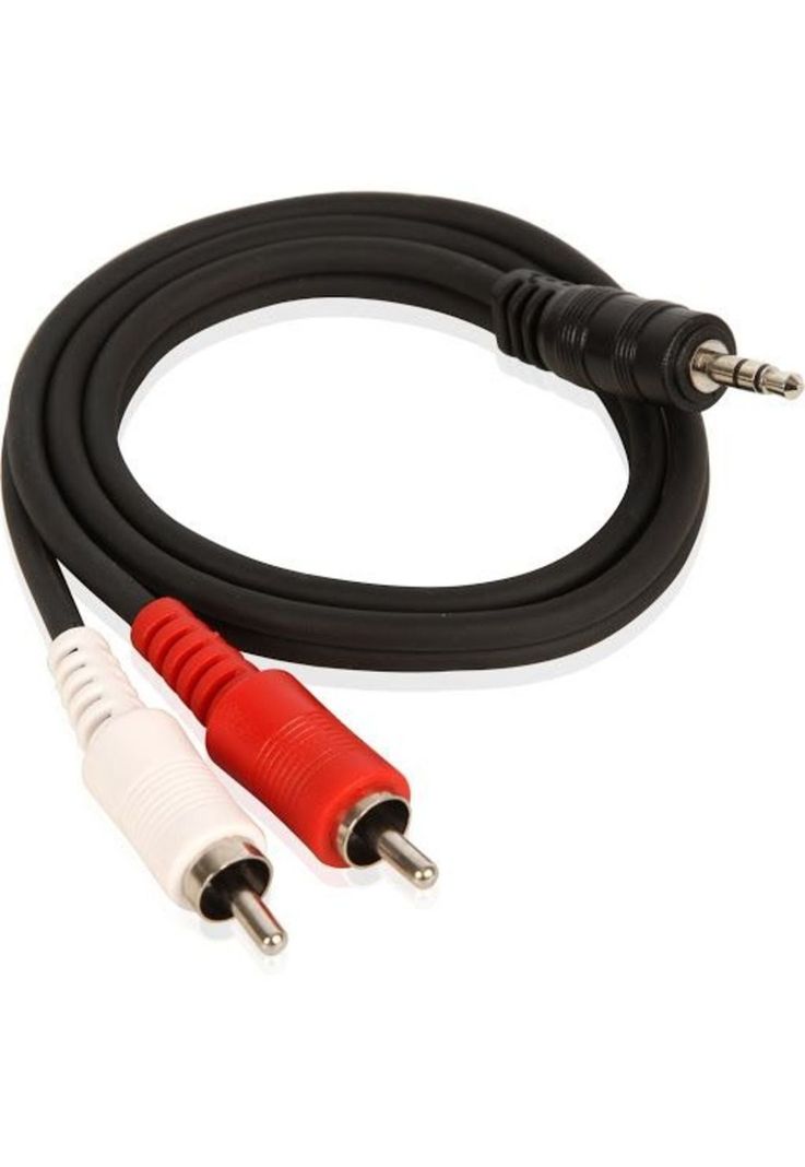 Cable De Audio Aux 2X1 (3.5mm a RCA) CAV02 HIFI-0
