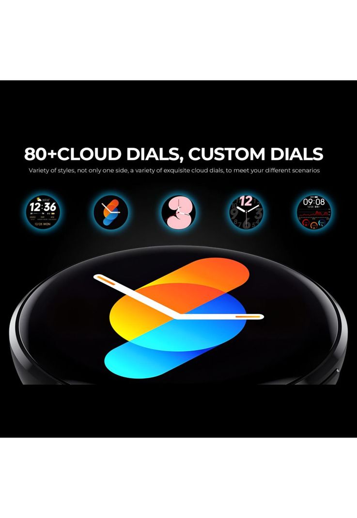 Smartwatch Deportivo Ultra Fino WaterProof +23 Funciones BLK-7
