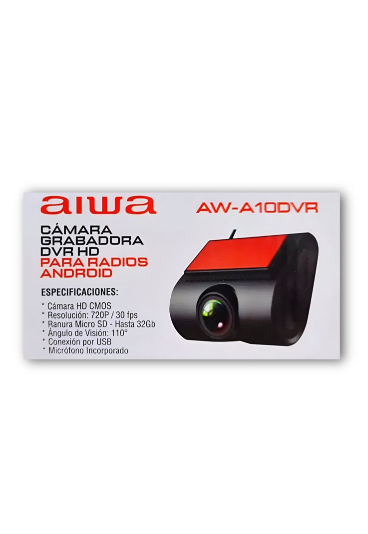Cámara Grabadora Automotriz DVR Dashcam HD Aiwa AW-A10DVR-7