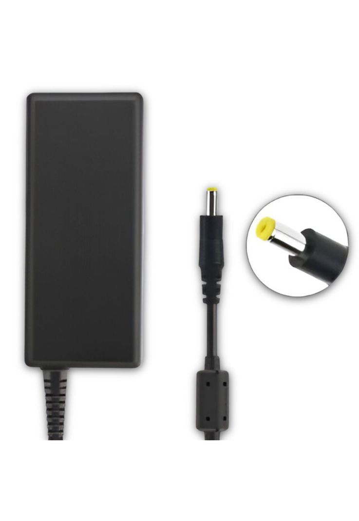 Cargador Notebook Para Hp 18.5V/3.5A Punta Amarilla Dbekc103 Negro