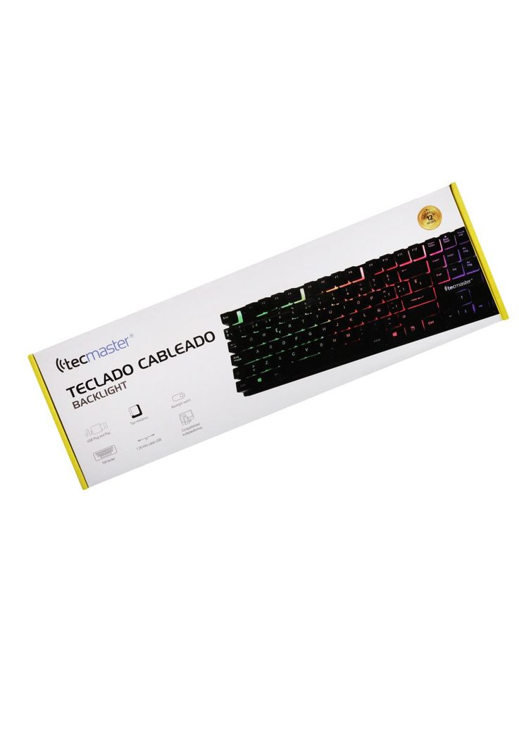 Teclado Gamer con Retro Iluminación RGB Tecmaster TM-100510-5