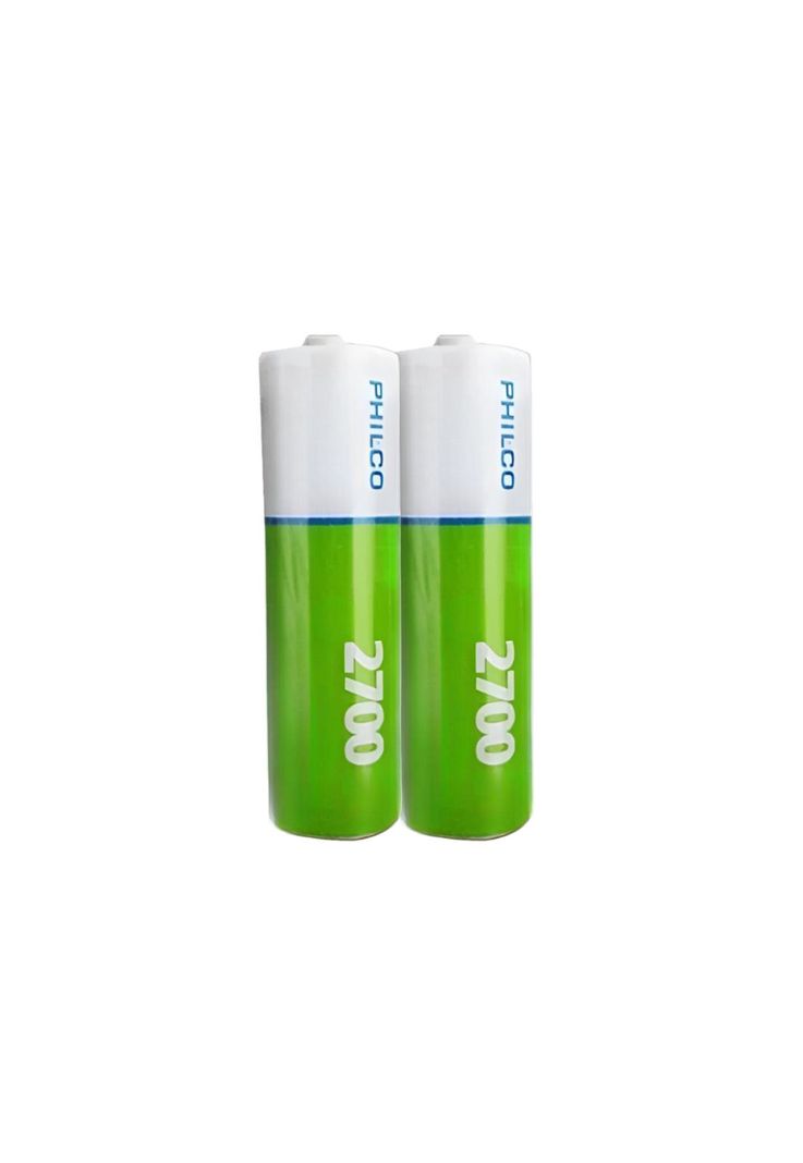 Cargador de Pilas Recargables + 2 Pilas AA 2700 mAh 9580F-2