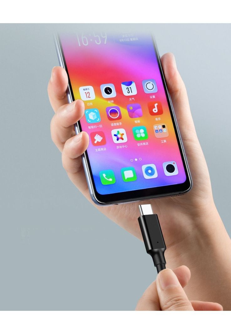 Cable De Datos USB-C a USB-A Multiplataformas 2.5 Metros 3A-2