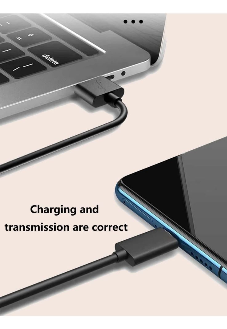 Cable De Datos USB-C a USB-A Multiplataformas 2.5 Metros 3A-7