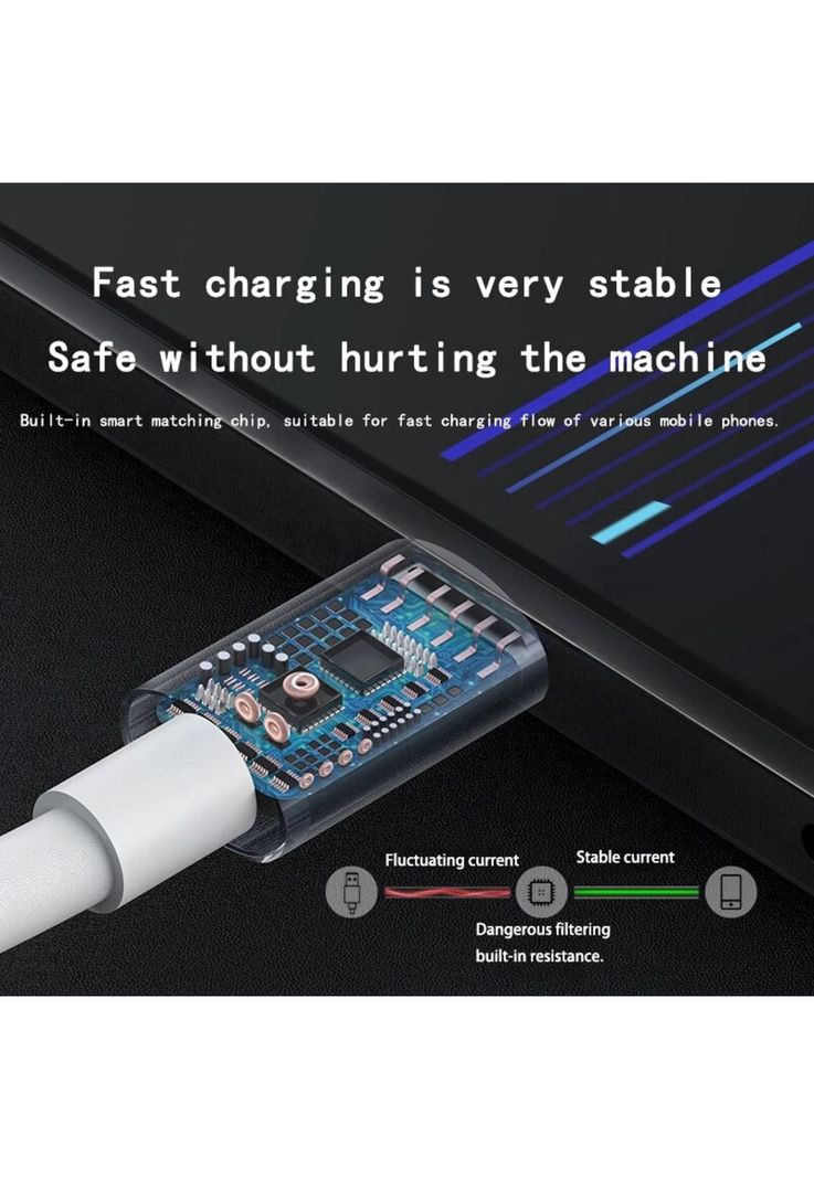 Cable De Datos USB-C a USB-A Multiplataformas 2.5 Metros 3A-9