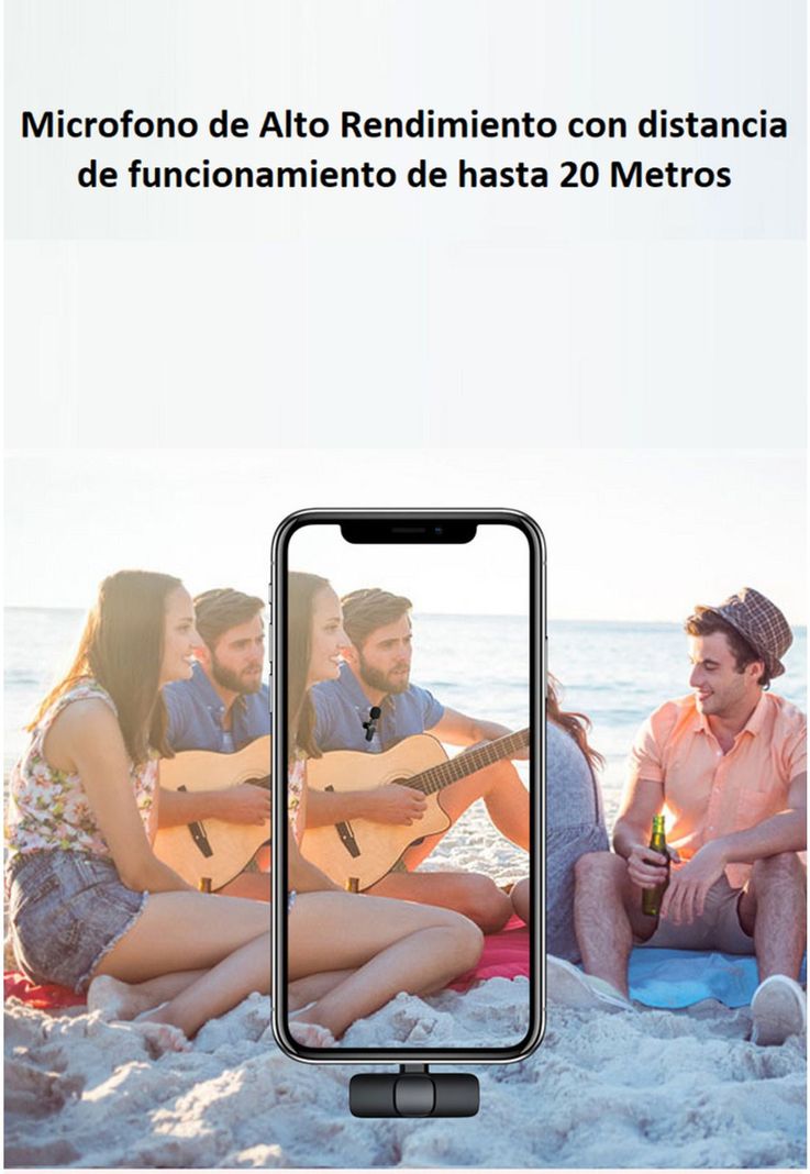 Pack de Micrófonos Inalámbricos HIFI de Smartphone TM-300527-8