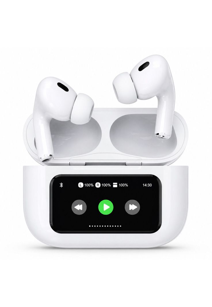 Audifonos In Ear TWS con Display LED Smart ANC Touch Edition Blanco