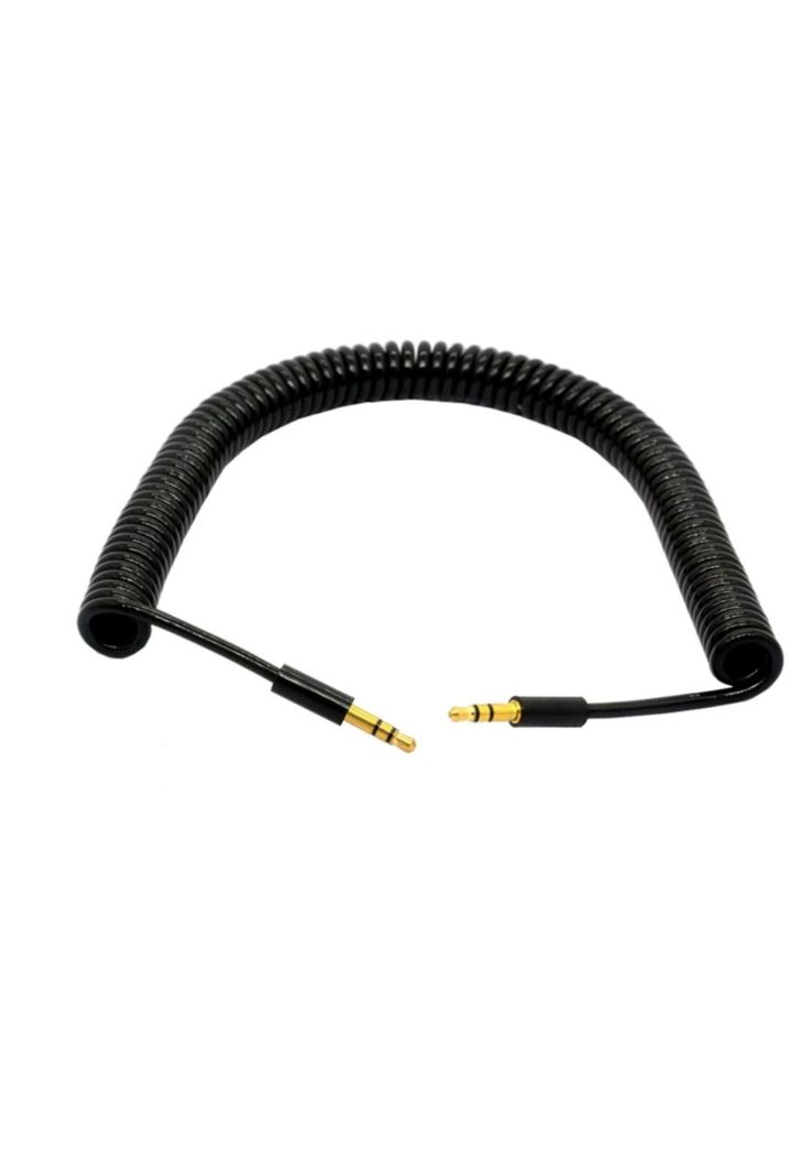 Cable De Audio 1X1 HIFI Tipo Espiral de 1.8 Metros Reforzado-1