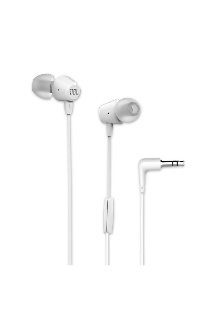 Audifono JBL In Ear con Manos Libre Harman C50 Hi Bass White-0