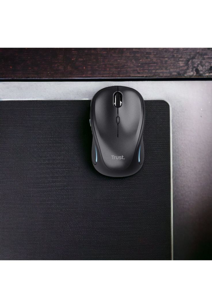 Mouse Inalambrico Trust YVI FX RetroIluminado Black 22333-03-4