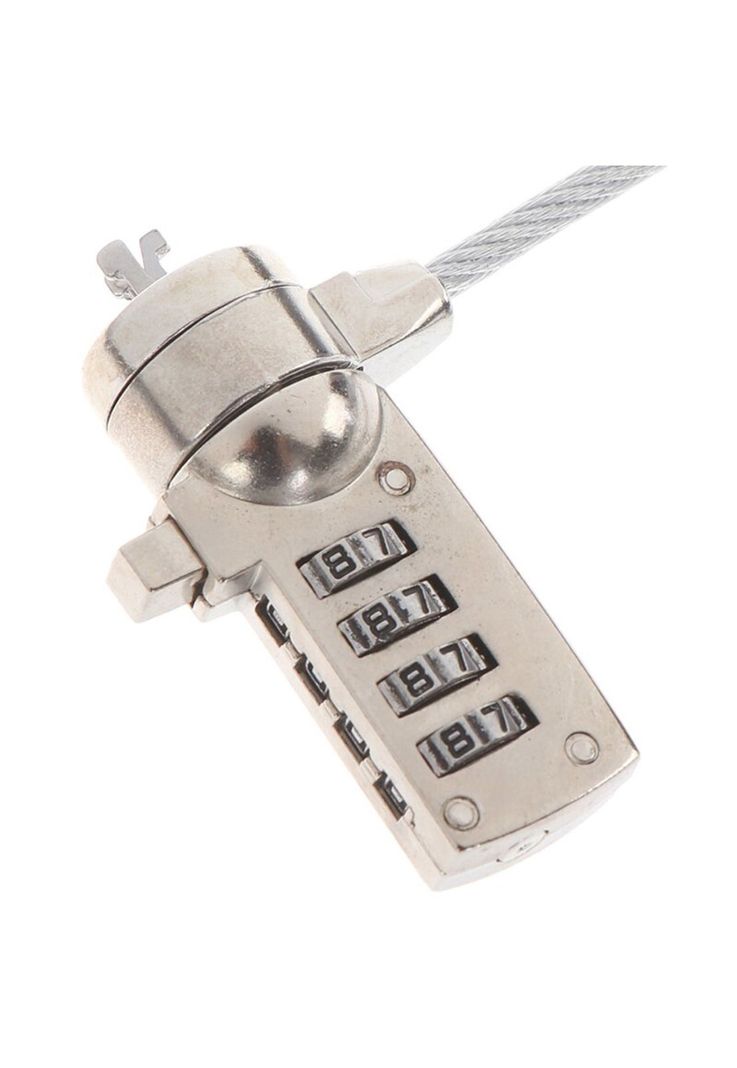 Candado de Seguridad para Notebooks Reforzado con Clave 1.8m XX02-1