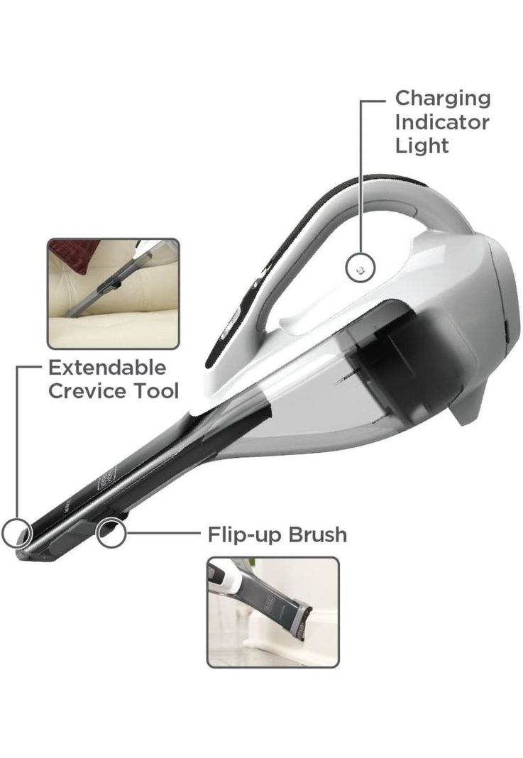 Aspiradora Portatil Black+Decker Recargable 325J10-B2C-9