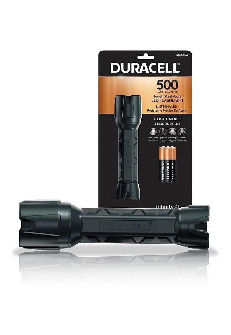 Linterna Duracell P-Steel Infinity X1 De 500 Lumenes Led Ipx4-0