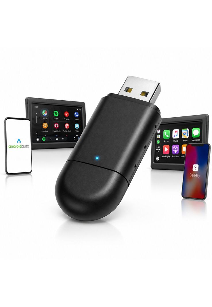 Oem Conversor Inalámbrico para transmitir CARPLAY & ANDROID Auto Wireless