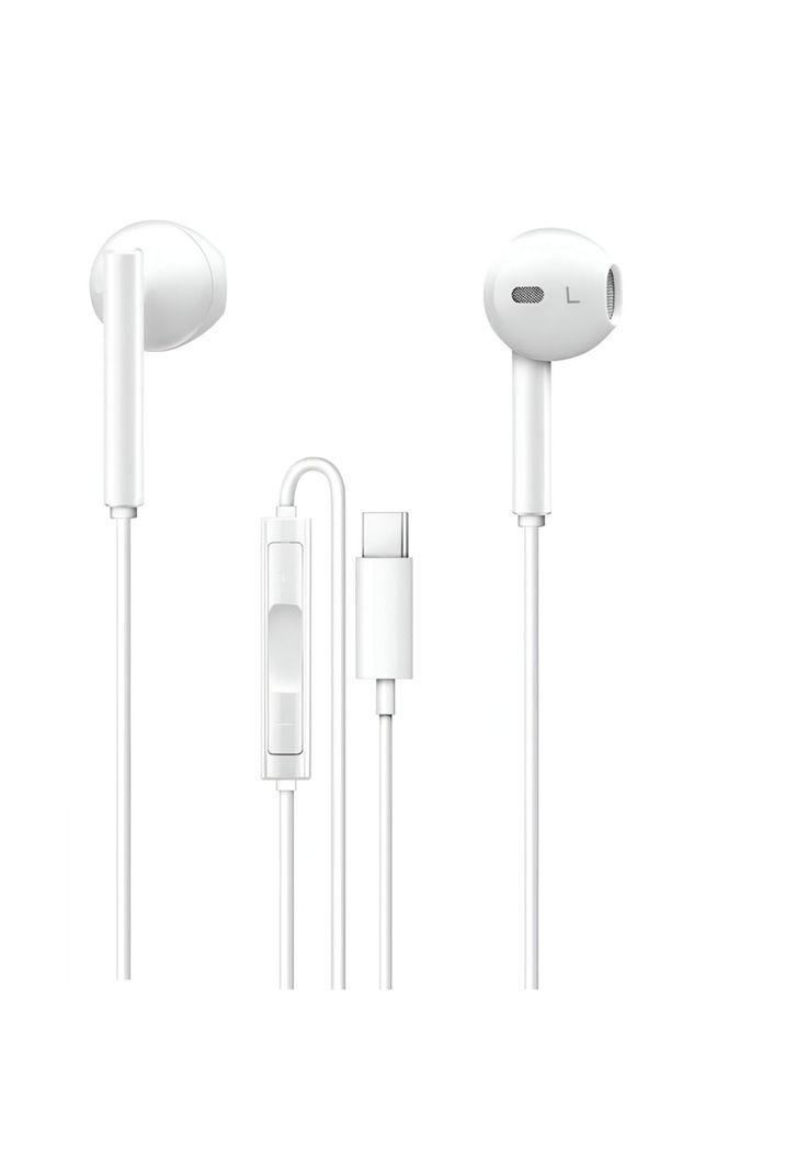 Audífonos Type-C HIFI con Manos Libre Tecmaster White 300516-0