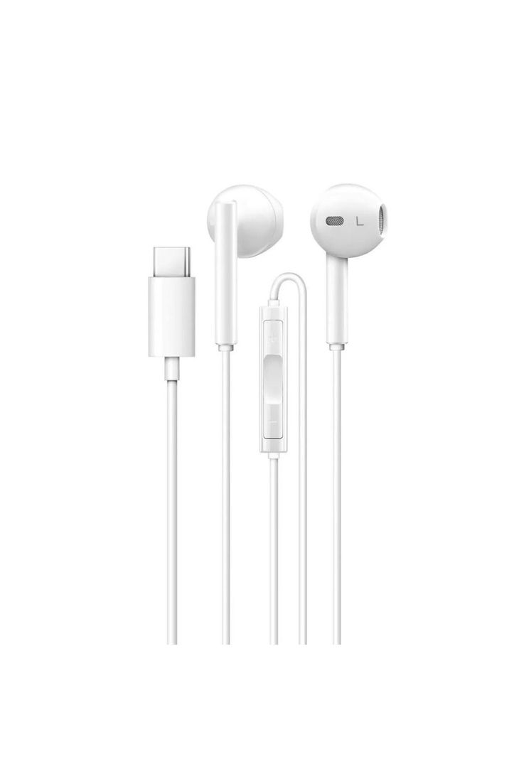 Audífonos Type-C HIFI con Manos Libre Tecmaster White 300516-2