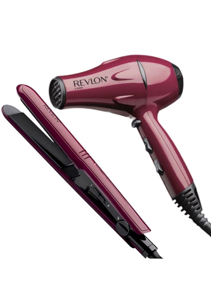 Kit Secador + Alisador de Pelo Revlon Premium Pack Ceramic-3
