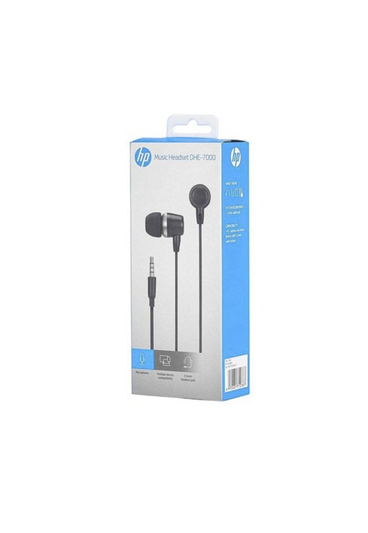 Audífonos In Ear HP Con Manos Libres DHE-7000 Black Matte-4