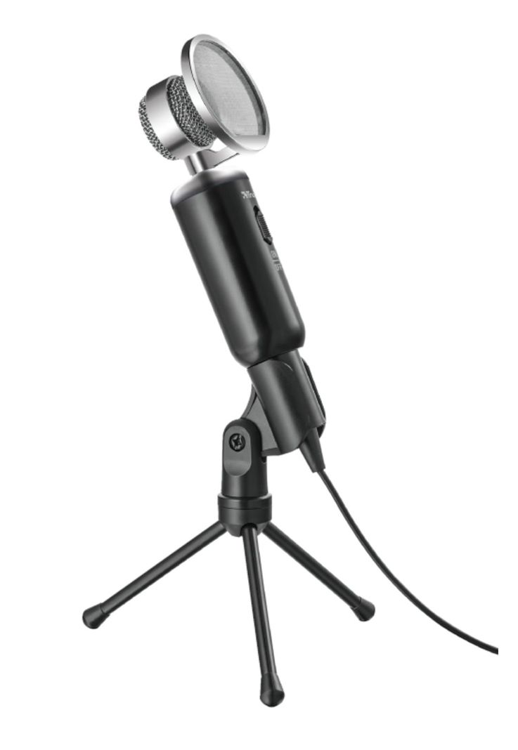 Microfono de Escritorio Trust Madell Jack 3.5mm con Filtro POP-1