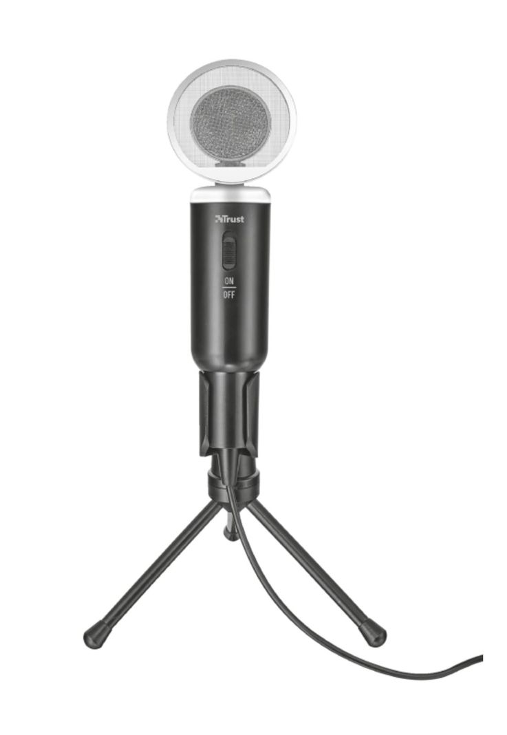 Microfono de Escritorio Trust Madell Jack 3.5mm con Filtro POP-2