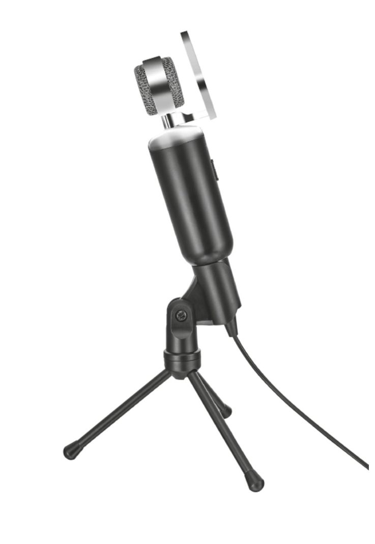 Microfono de Escritorio Trust Madell Jack 3.5mm con Filtro POP-5