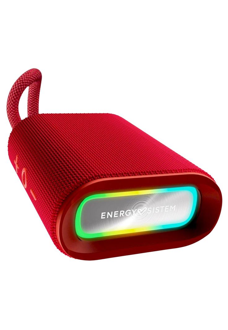 Parlante Portatil Energy Sistem StreetPlay RED RGB 8W +12Hrs Rojo