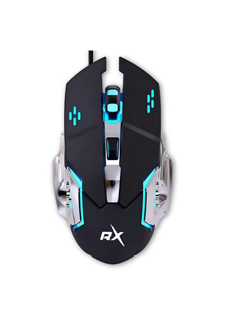 Mouse Gamer Reptilex 5 Botones Retroiluminado RX0005 3200DPI-0