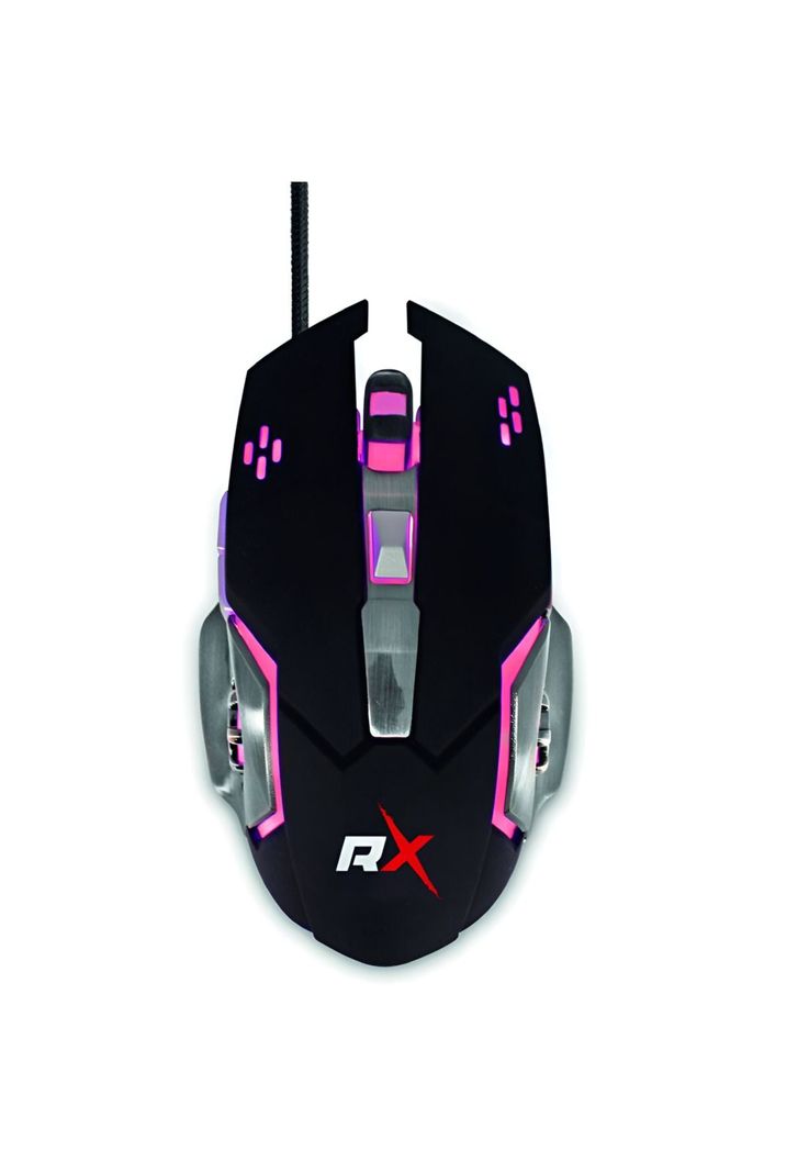 Mouse Gamer Reptilex 5 Botones Retroiluminado RX0005 3200DPI-1