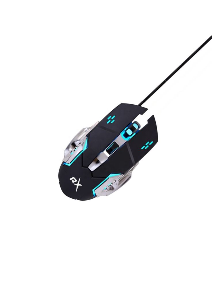 Mouse Gamer Reptilex 5 Botones Retroiluminado RX0005 3200DPI-3