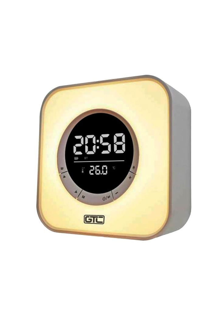 Parlante Bluetooth RGB Despertador Reloj Temperatura SPG-134-1
