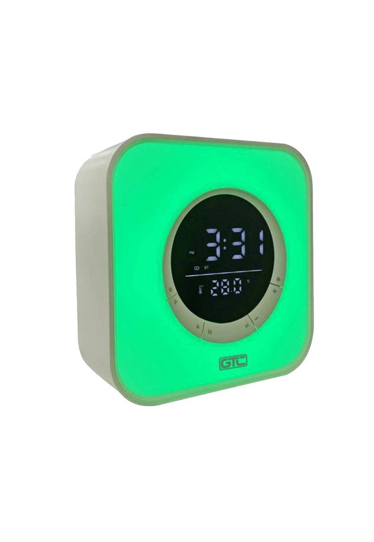 Parlante Bluetooth RGB Despertador Reloj Temperatura SPG-134-2