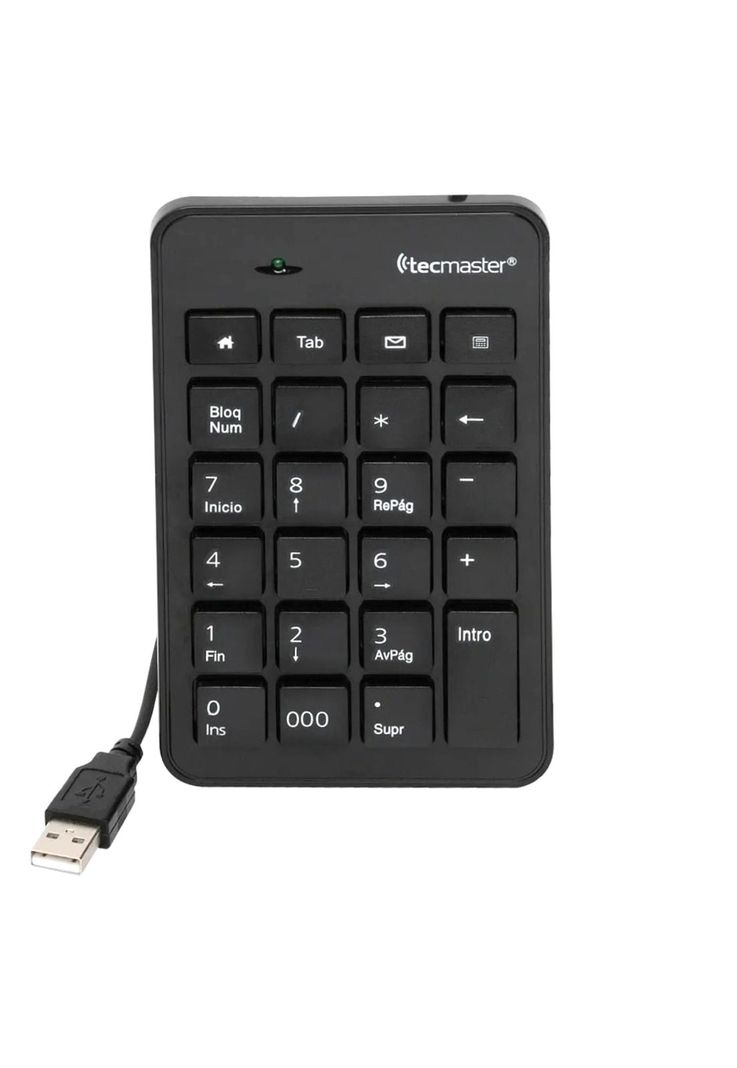 Teclado Numérico USB Profesional de Teclas Planas TM-100504-1