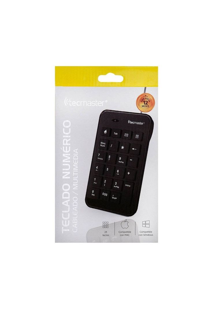 Teclado Numérico USB Profesional de Teclas Planas TM-100504-4