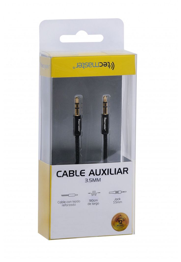 Cable De Audio Premium 1x1 Acordonado con Textil 1.8m HiFI-6