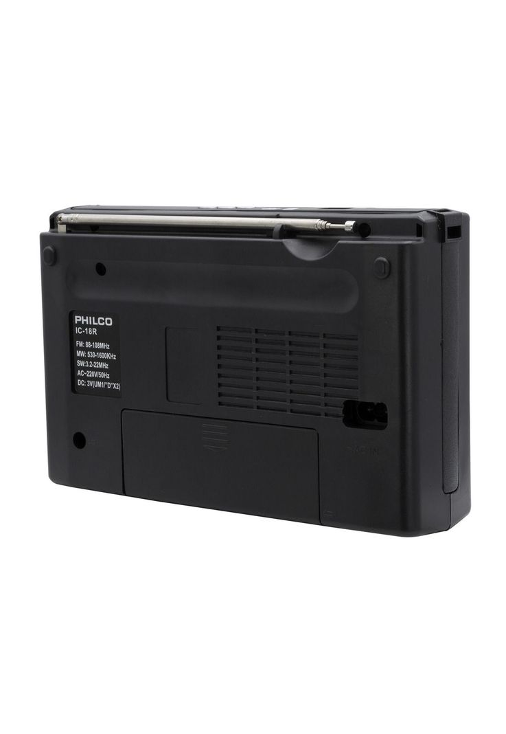 Radio AM / FM Multibandas Recargable a Pilas y Corriente 18R-5