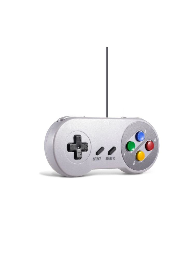 Gamepad USB Retro para Super Nintendo 8 Botones SNES DBC1009-1
