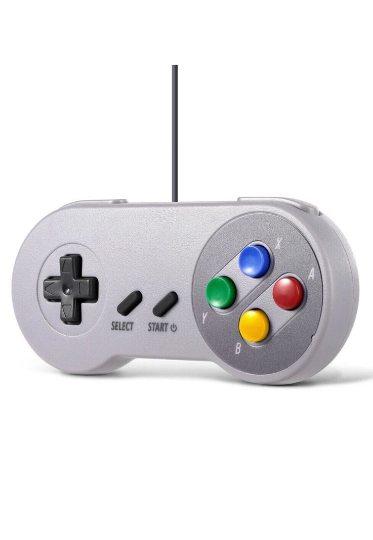 Gamepad USB Retro para Super Nintendo 8 Botones SNES DBC1009-4