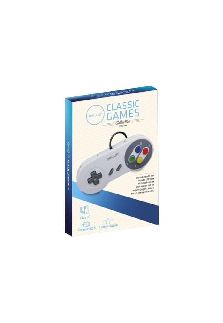 Gamepad USB Retro para Super Nintendo 8 Botones SNES DBC1009-7