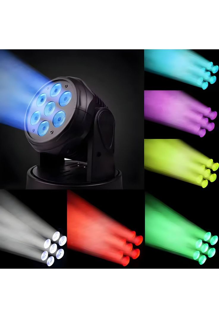 Cabeza Robótica Ritmica DMX DJPower Full RGB LED 56W M070Pro-3