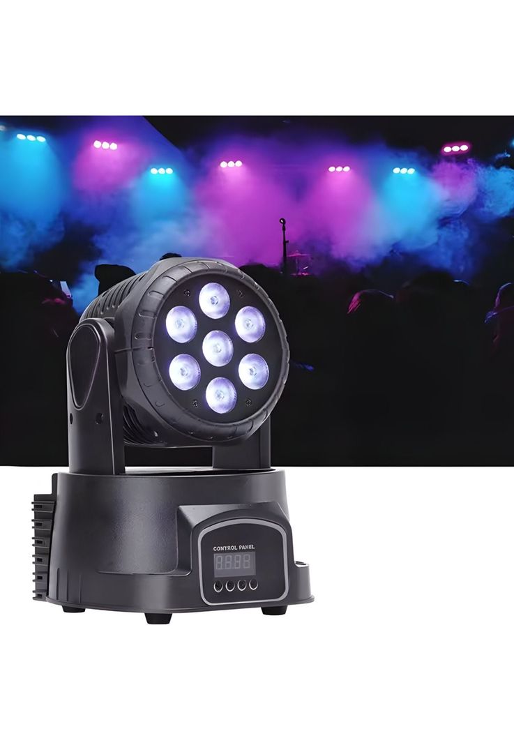 Cabeza Robótica Ritmica DMX DJPower Full RGB LED 56W M070Pro-4