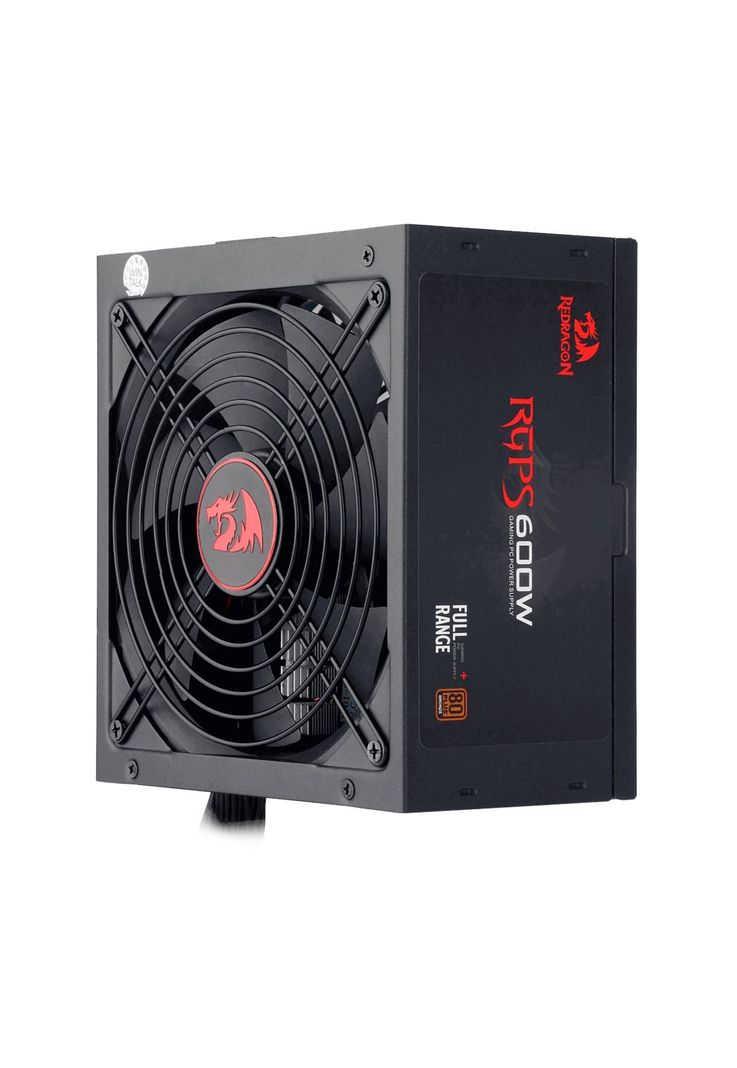 Fuente De Poder Gamer Redragon 600W 80 Plus Ultra Estable-4