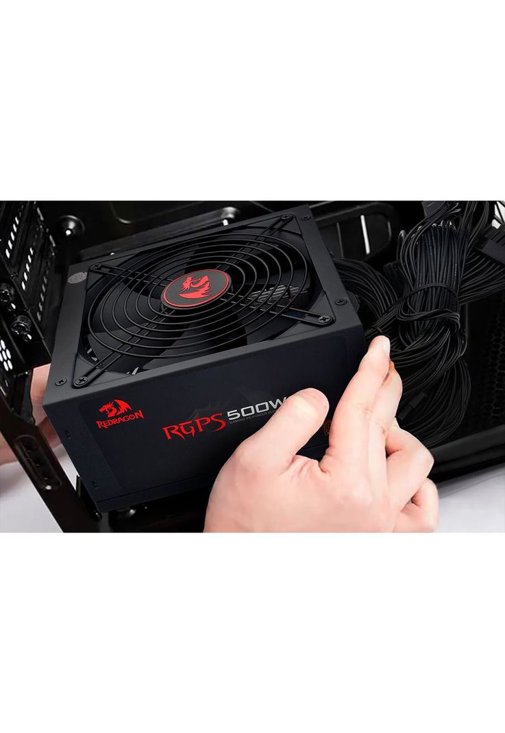 Fuente De Poder Gamer Redragon 600W 80 Plus Ultra Estable-6