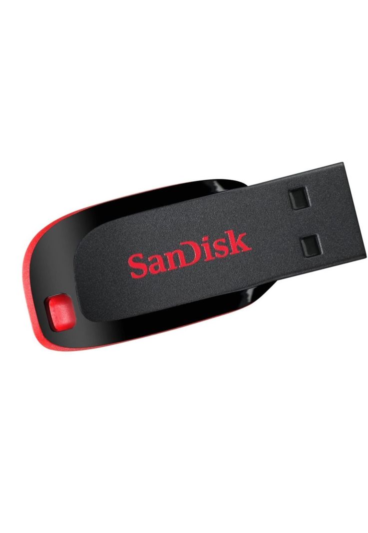 Pendrive Sandisk 128 GB Cruzer Blade USB 2.0 Flash Drive Z50-0